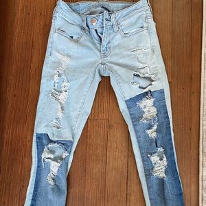 American Eagle ripped jeans